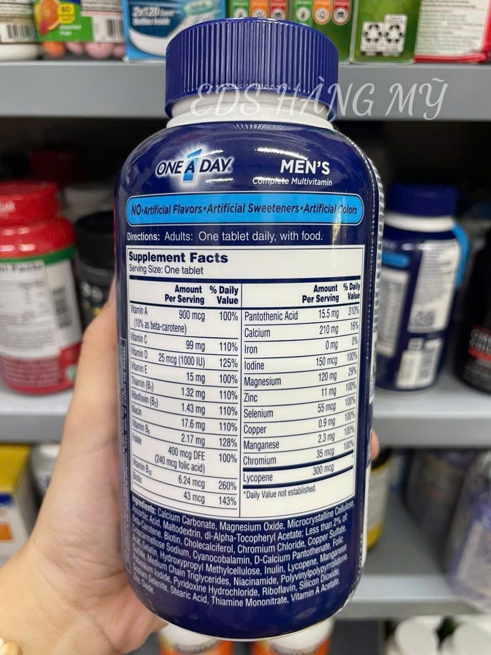 Viên uống vitamin tổng hợp One A Day Men’s Multivitamin (cho nam dưới 50 tuổi)