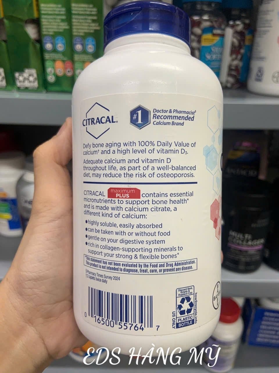 Viên uống bổ sung Canxi Citracal Maximum Calcium Citrate +D3