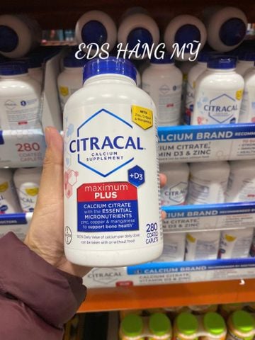  Viên uống bổ sung Canxi Citracal Maximum Calcium Citrate +D3 