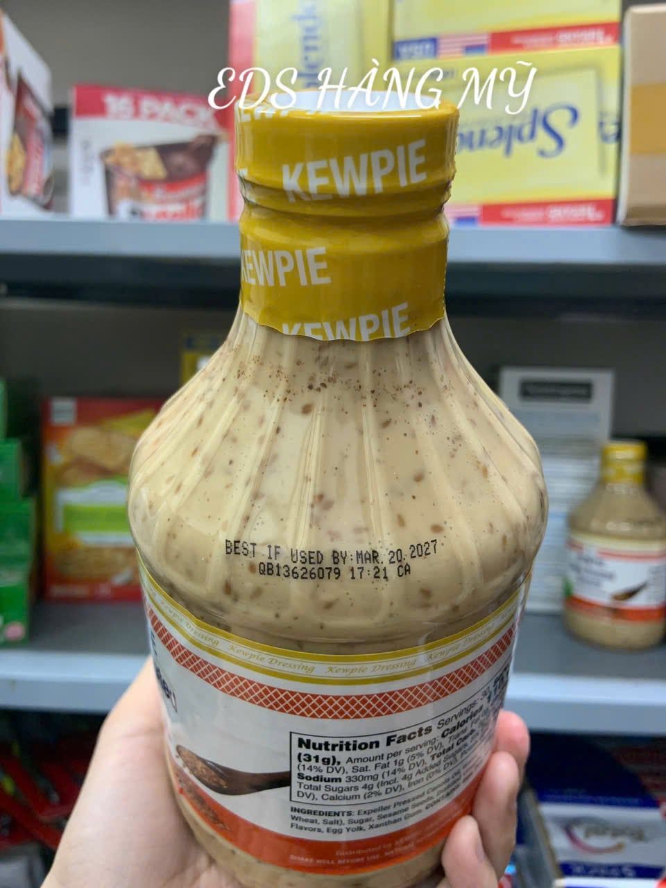 Sốt mè rang Kewpie Deep Roasted Sesame của Mỹ