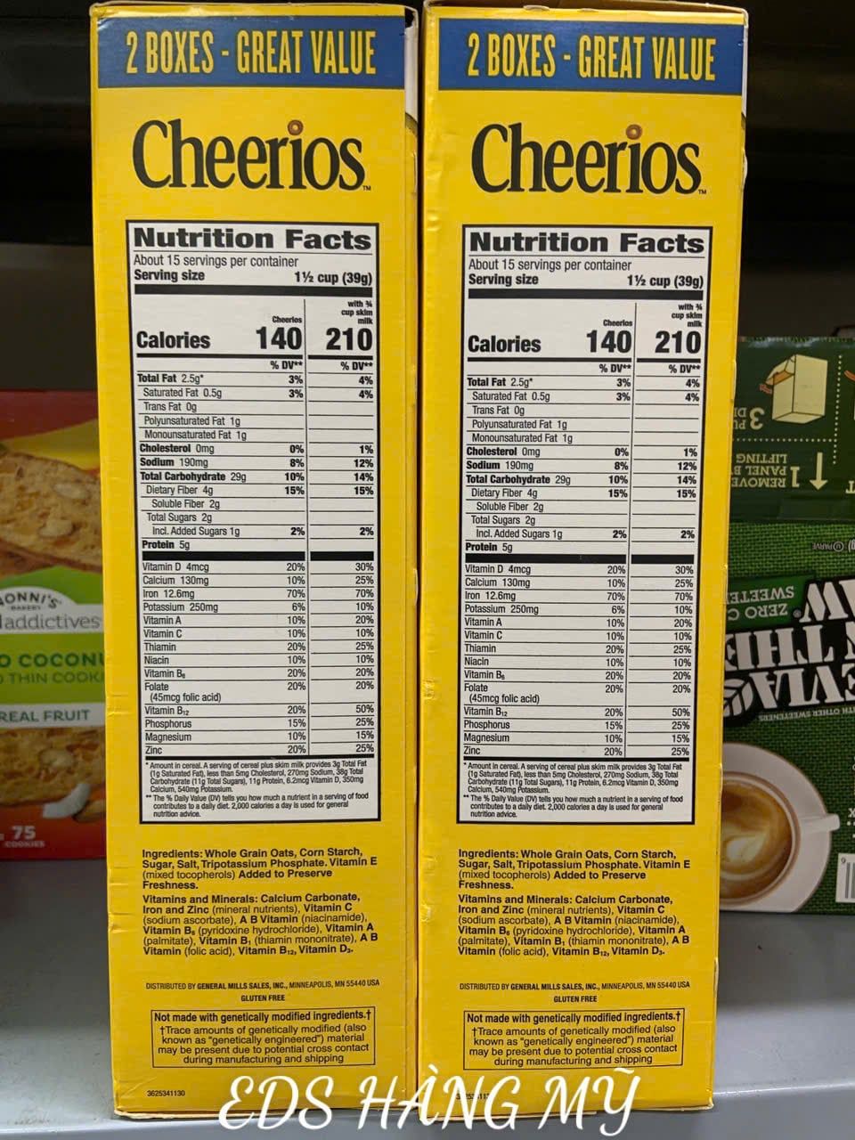 Bánh ngũ cốc ăn sáng Cheerios