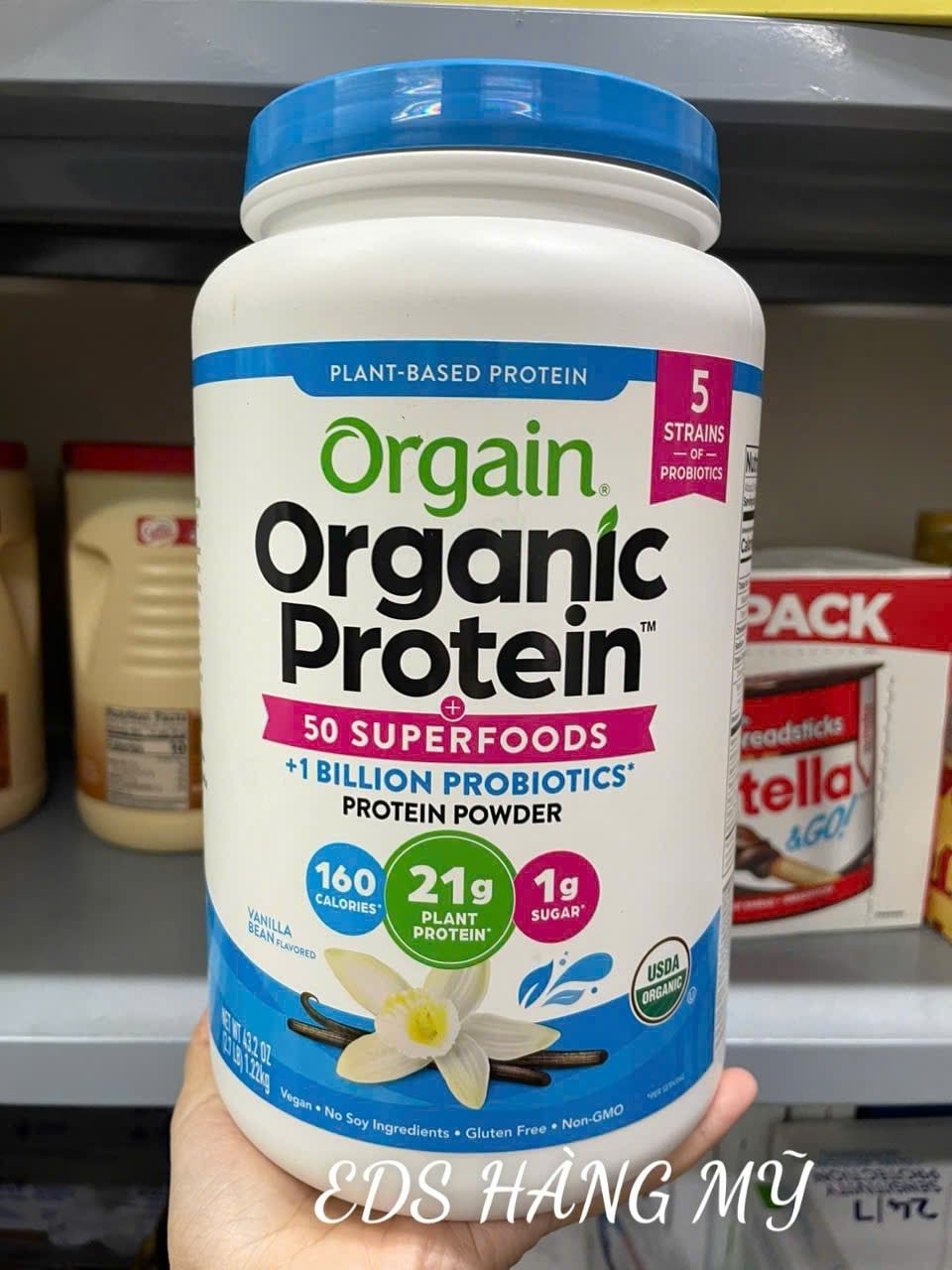 Bột Protein hữu cơ Orgain Organic Protein