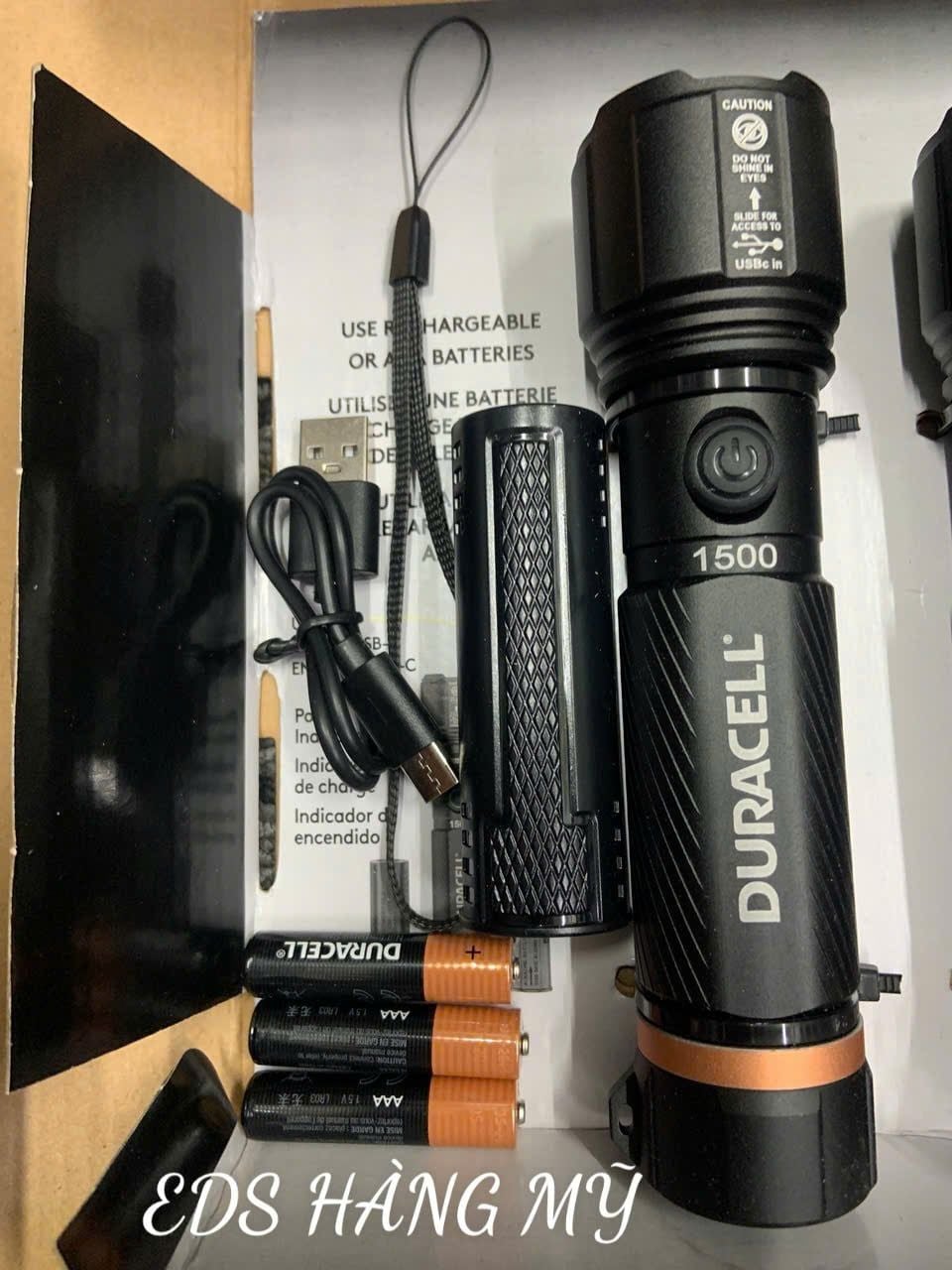 Đèn Pin Duracell Durabeam Ultra Hybrid LED Flashlight 1500 Lumens