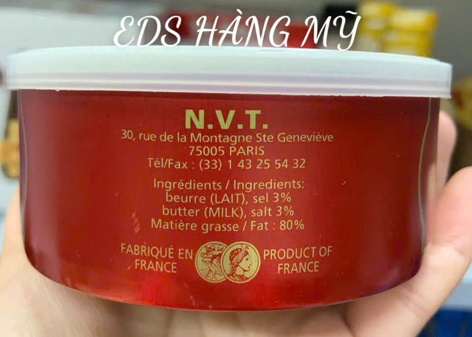 Bơ Pháp Bretel Butter hộp 250g