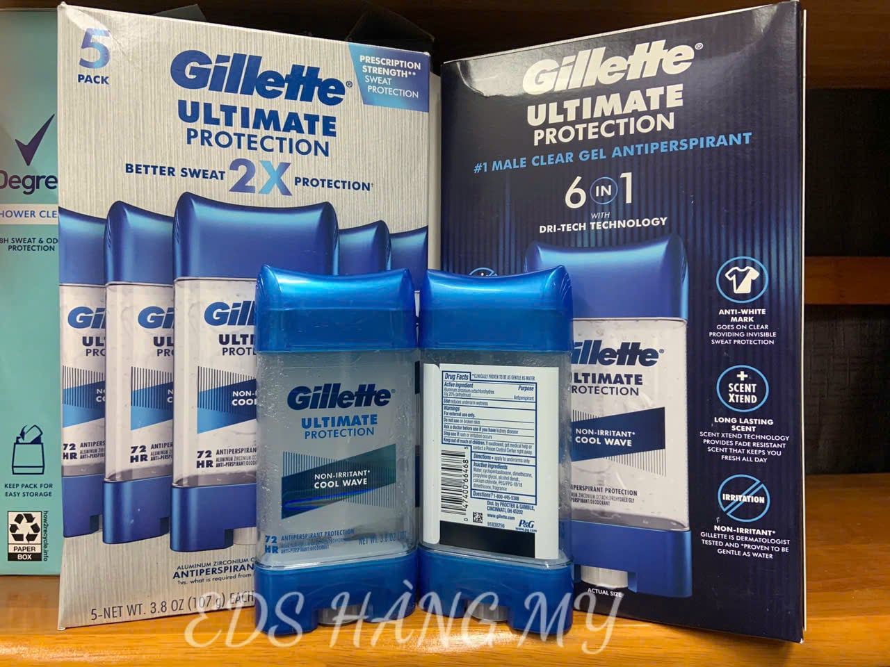 Gel khử mùi dành cho nam Gillette Ultimate Protection