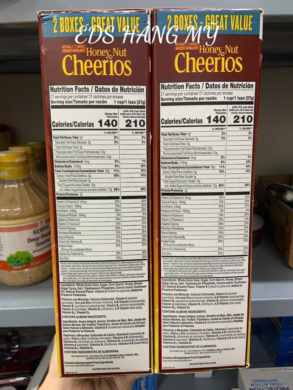 Bánh ngũ cốc ăn sáng Cheerios