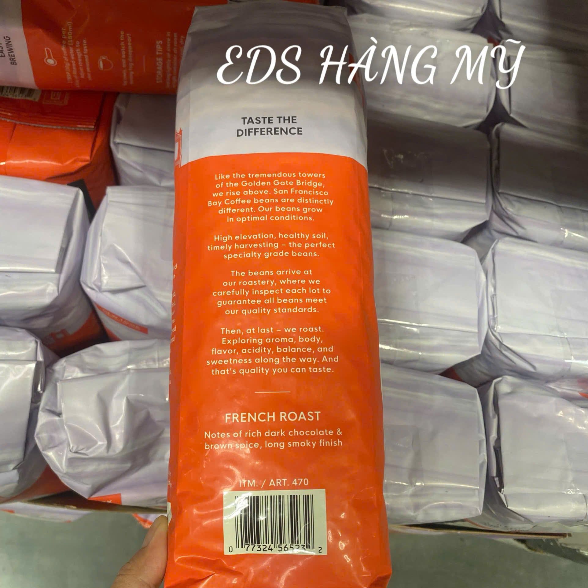 Cà Phê Hạt Nguyên Chất San Francisco Bay Coffee French Roast Whole Bean