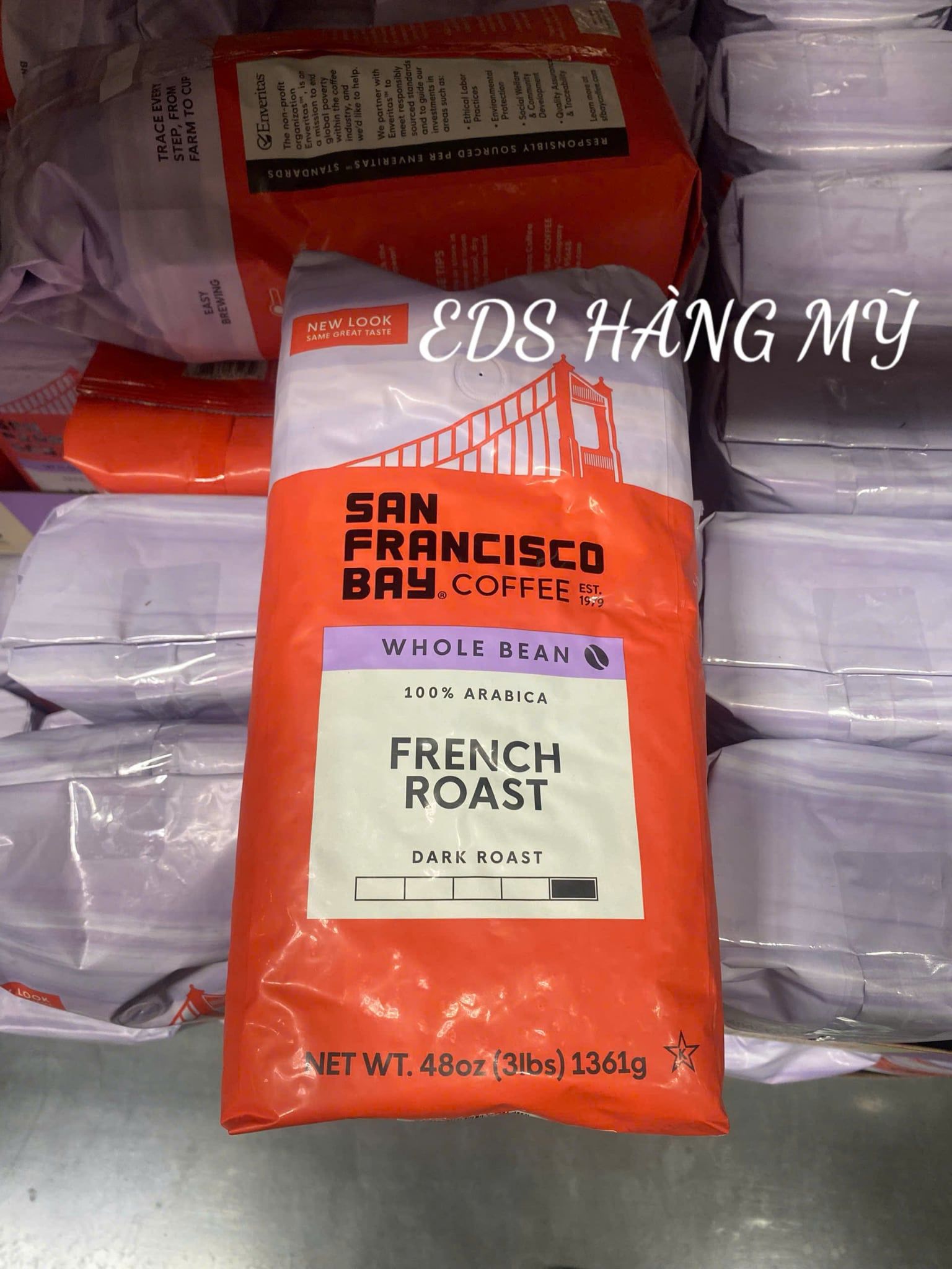 Cà Phê Hạt Nguyên Chất San Francisco Bay Coffee French Roast Whole Bean