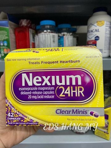  Viên uống hỗ trợ giảm viêm loét trào ngược dạ dày Nexium 24hr 