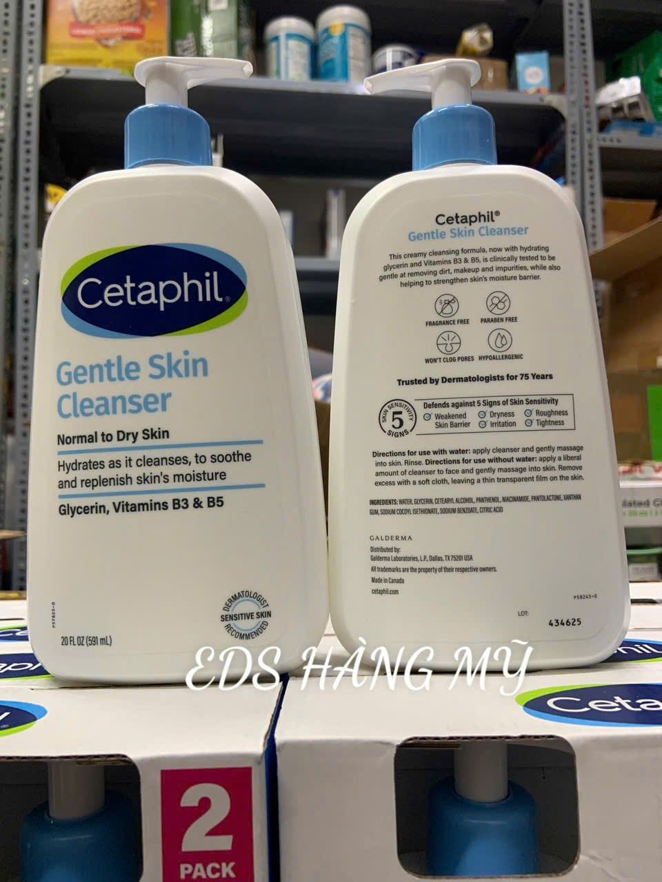 Sữa rửa mặt Cetaphil Gentle Skin Cleanser