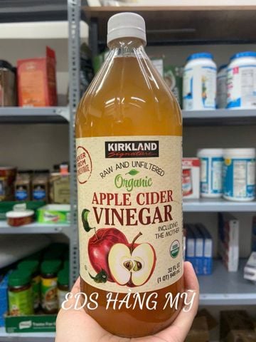  Giấm táo hữu cơ nguyên chất Kirkland Signature Organic Apple Cider Vinegar 