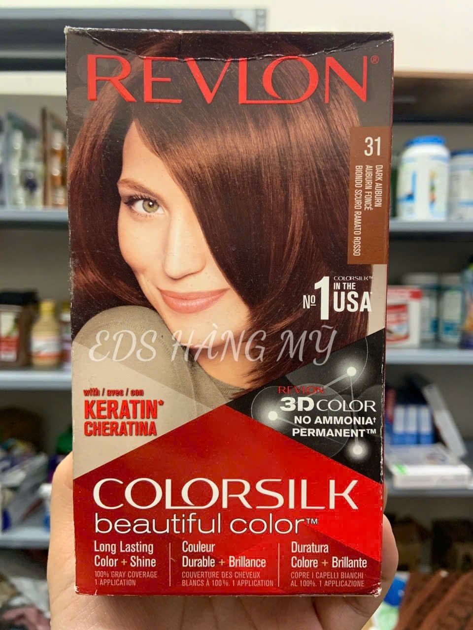 Thuốc nhuộm tóc Revlon Colorsilk Beautiful Color của Ý