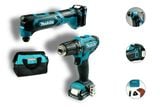 BỘ SẢN PHẨM MÁY KHOAN VÀ MÁY CẮT ĐA NĂNG MAKITA CLX225SX1 DF333D+TM30D)(12V MAX)