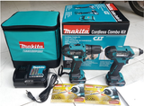 BỘ MÁY KHOAN VÀ VẶN VÍT MAKITA CLX224S (TD110D+DF333D) 12V CHÍNH HÃNG