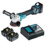 MÁY MÀI GÓC 100MM PIN 18V DGA414RTE (2 pin 5.0Ah BL1850, Sạc nhanh DC18RC)