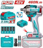 Máy siết buloong không chổi than dùng pin 42V TIWLI42461