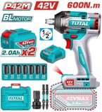 Máy siết buloong không chổi than dùng pin 42V TIWLI42602