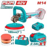 Máy đánh bóng  không chổi than  dùng pin 42V TAPLI42181