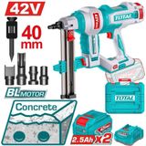 Máy bắn bê tông  không chổi than  dùng pin 42V TCNLI420602