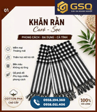 KHĂN RẰN NAM BỘ BÌA TRẮNG KHỔ LỚN 160x60CM