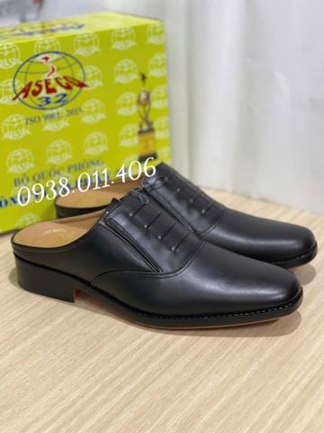 GIÀY SỤC NAM DA THẬT 1061 ( KIỂU GIÀY SỸ QUAN KHÔNG BAO GÓT )