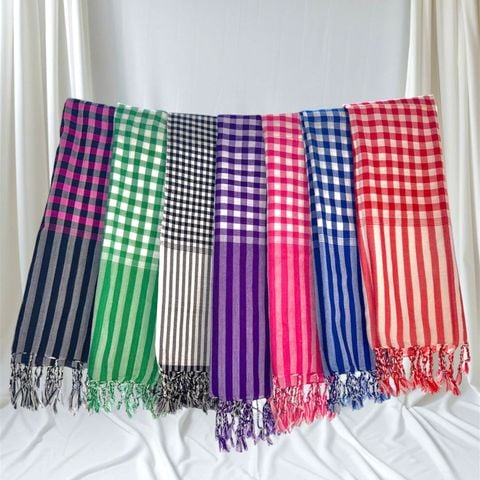 Khăn Rằn Nam Bộ size lớn 160X60 cm, loại tốt nhiều màu lựa chọn