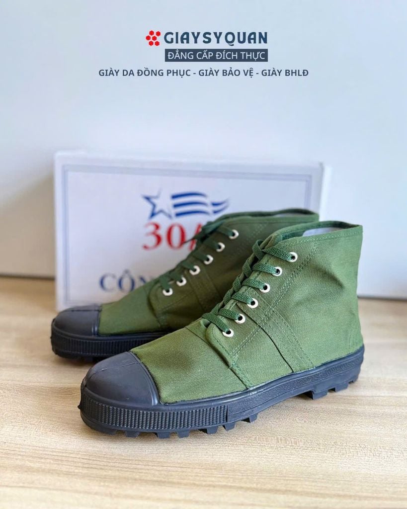 Giày Vải Bộ Đội  Cao Cổ Công Ty Cổ Phần 32 (Aseco 32)