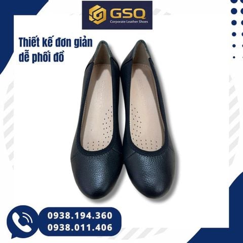 Giày Búp Bê Đồng Phục Nữ Cao 5cm Da Thật Cho Nhà Hàng – Khách Sạn