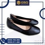 Giày Đồng Phục Nữ Da Thật – Giày Búp Bê Đế Bệt Êm Chân, Thanh Lịch, Giá Tốt