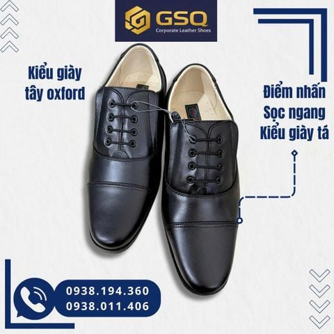 GIÀY DA NAM CAO CẤP ASECO 32 MÃ 608 ( KIỂU GIÀY SỸ QUAN CẤP TÁ ) –  FORM LỚN CỔ ĐIỂN, CHẮC CHẮN