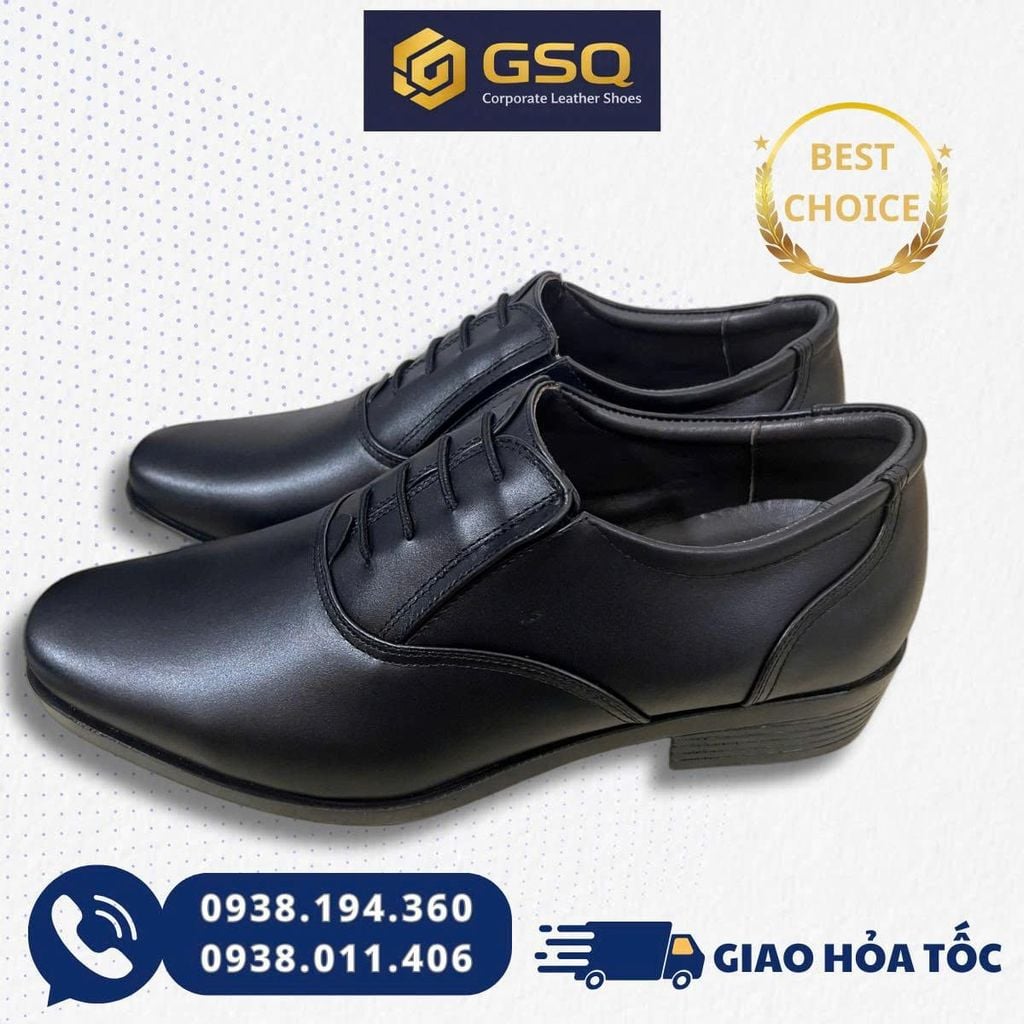 Giày Da Nam Nappa Cao Cấp Mã PN13 (Kiểu Giày Công An Cấp Tướng )