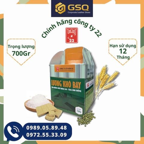 Lương Khô Bay Quân Đội Hộp 700g Giàu Dinh Dưỡng Công Ty CP 22