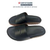 Dép Nam Da Bò Cao Cấp Quai Ngang QD1