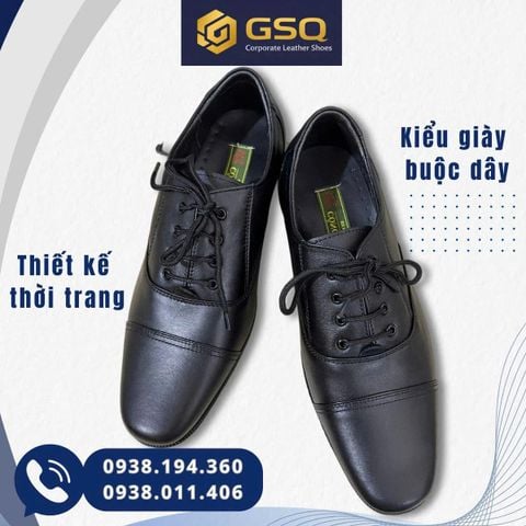 Giày Da Nam 102 Chính Hãng Công Ty 30/4 – Da Bò Thật, Khâu Đế Bền Chắc, Đi Làm Lịch Sự