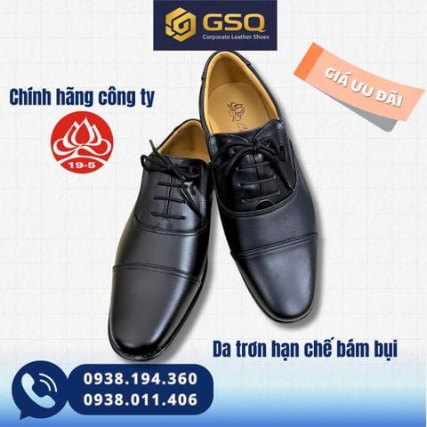 Giày Da Nam Cao Cấp PN11 ( Kiểu Giày Cấp Tá Công An ) – Form Chuẩn, Lịch Lãm, Bền Đẹp Theo Thời Gian