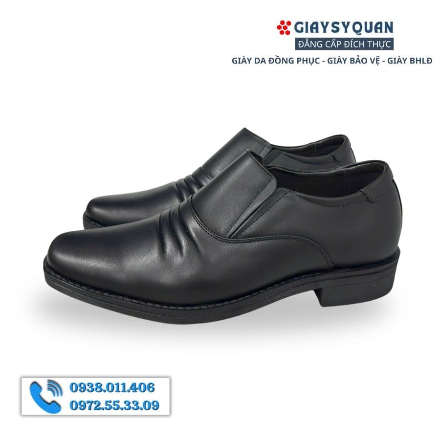 Giày Lười Cao Cấp Da Cừu, Đế Hơi ASECO 32 Mã 714AIR - ĐEN - Bảo Hành 12 Tháng