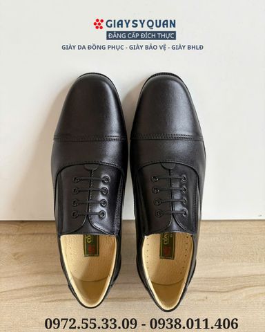 Giày Da Nam 302  ( Kiểu Giày Sĩ Quan Cấp TÁ )