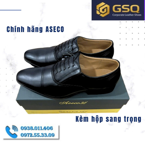 GIÀY TÂY NAM DA BÒ  CAO CẤP – LỊCH LÃM, ÊM CHÂN MÃ 32M - 154 CÔNG TY ASECO 32