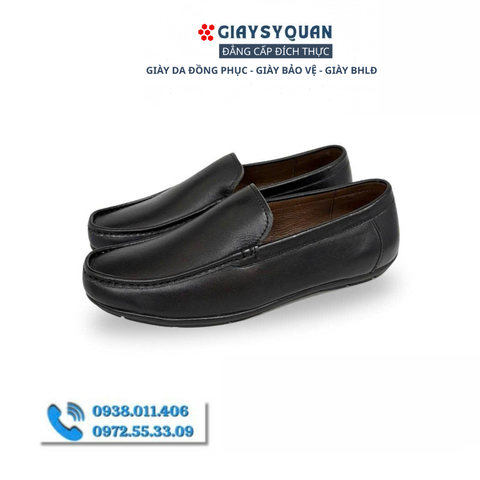 Giày Mọi Nam Da Thật 100% - Đế Cao Su Đi Êm M202