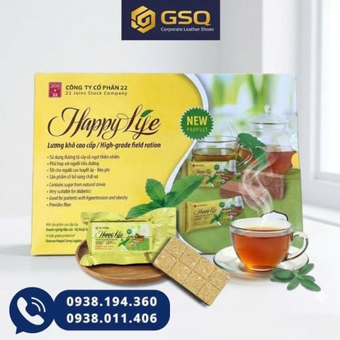 Lương Khô Quân Đội Ăn Kiêng Happy Life Dành Cho Người Tiểu Đường, Cao Huyết Áp, Béo Phì, Tim Mạch