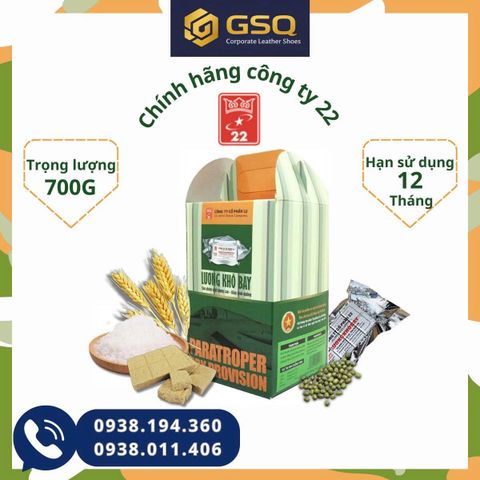 Lương Khô Bay Quân Đội 1 Hộp/ 1 Kg Sản Phẩm Chính Hãng Công Ty 22