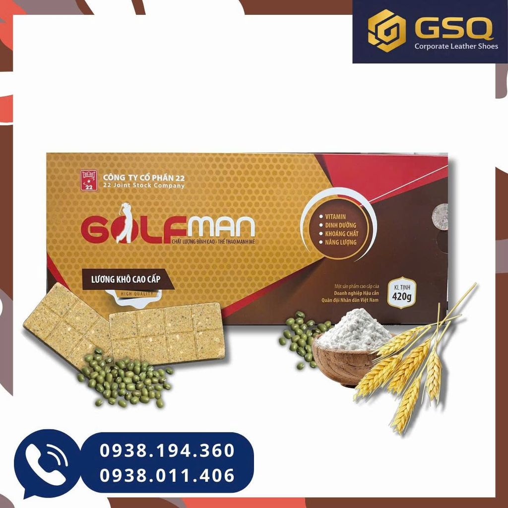 Lương Khô Thể Thao Golfman Giàu Năng Lượng Dùng Cho Người Chơi Thể Thao