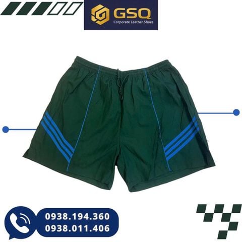 Quần đùi Bộ Đội Màu Xanh Lá, Xanh Dương Vải Cotton Mát Mẻ