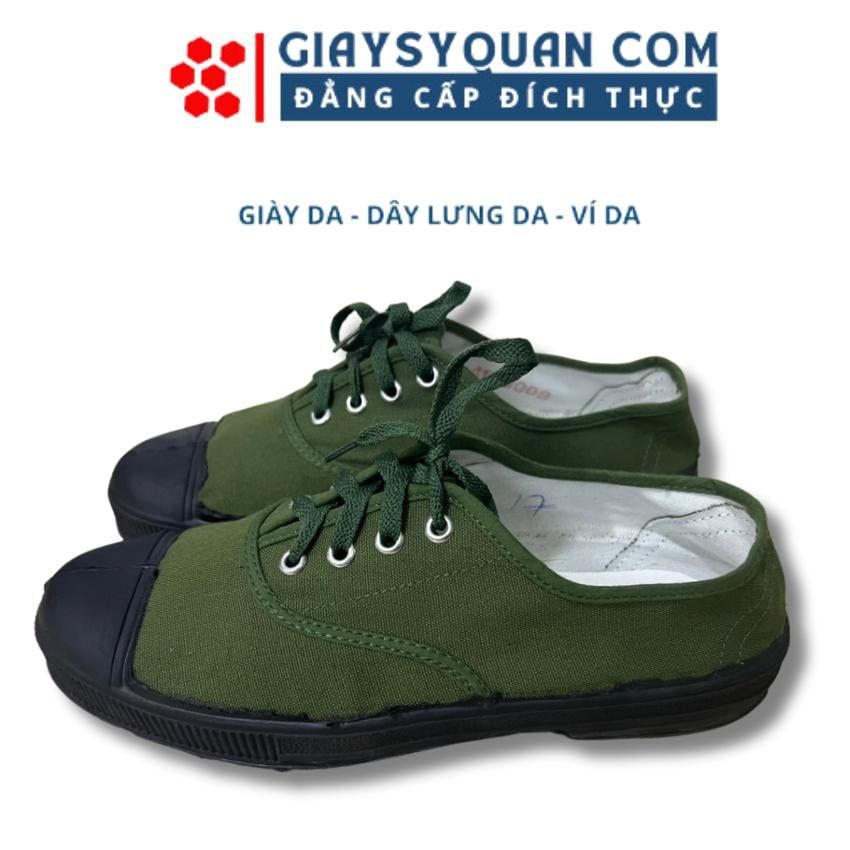 Giày Vải Bảo Hộ Thấp Cổ Màu Xanh Chất Liệu Vải Dày Dặn Phù Hợp Đi Rừng Cắm Trại Đi Phượt