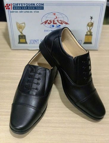 Giày Da Nam Không Buộc Dây Da Pu Cao Cấp - Model 610 - Size 37 tới 45 - Đế Cao Su Tự Nhiên