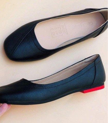 Giày Búp Bê Màu Đen Thời Trang Cho Nữ Nhân Viên Nhà Hàng Khách Sạn