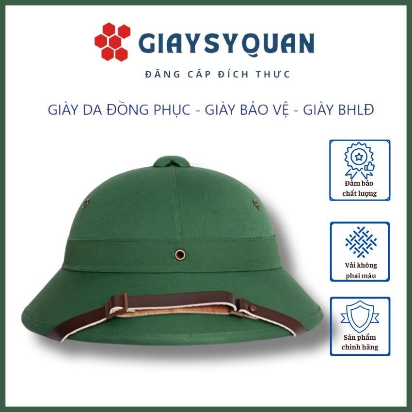 Mũ cối cao cấp chống thấm nước, bền màu thoải mái khi sử dụng