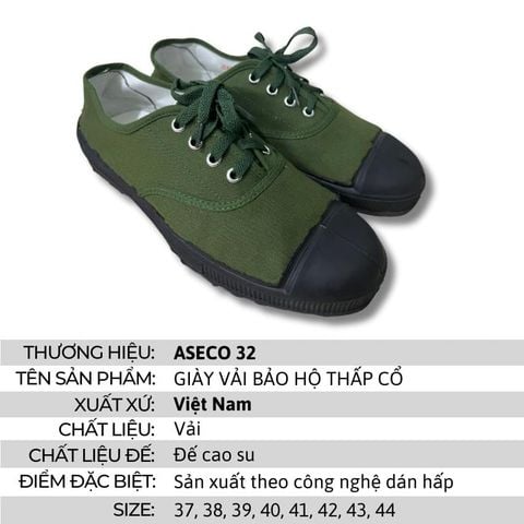 Giày Vải Bảo Hộ Thấp Cổ Màu Xanh Chất Liệu Vải Dày Dặn Phù Hợp Đi Rừng Cắm Trại Đi Phượt