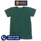 Áo Thun Bộ Đội Màu Xanh và Trắng, Chất liệu cotton 100%, cổ tròn