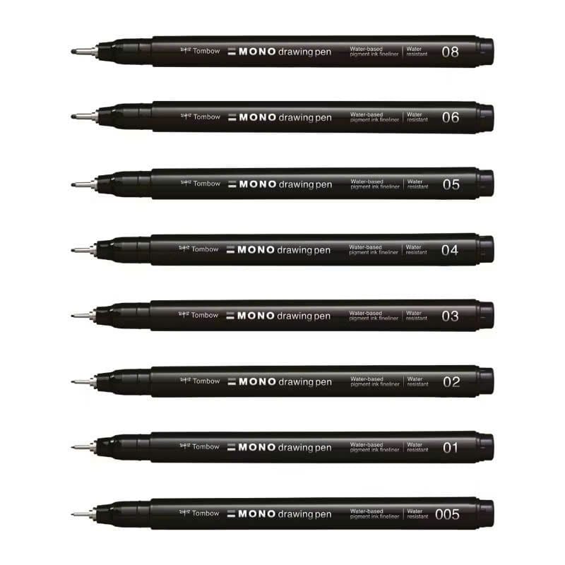 Bút Line đi nét Cao Cấp Tombow Mono Drawing Pens Nhật Bản